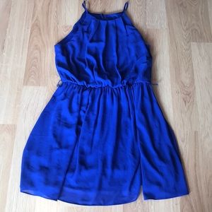by & by Navy Dress